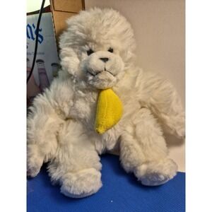 White Gorilla with Banana Plush Soft Toy by Gunther Toy Company